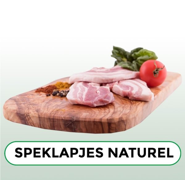 Speklapjes naturel