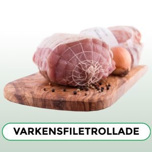 Varkensfiletrollade (gekruid)