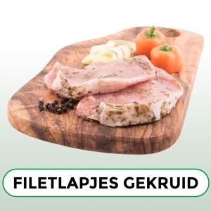 Filetlapjes gekruid